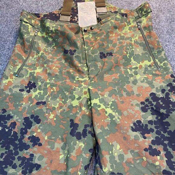 Vintage 1993 German Army Camouflage Overalls Military Field Pants - Picture 3 of 13